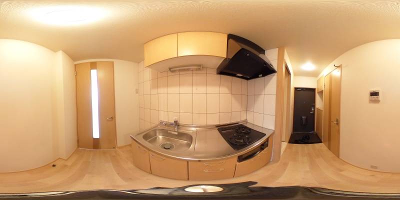 パノラマ画像キッチン
