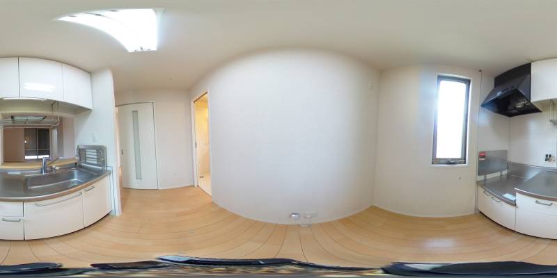 パノラマ画像キッチン