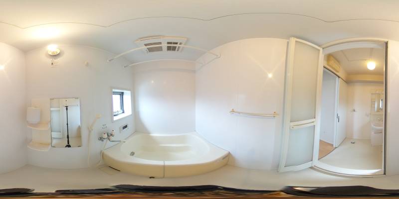 パノラマ画像バスルーム