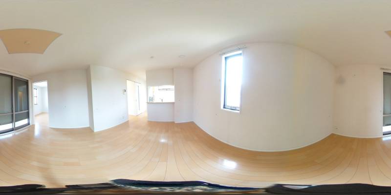 パノラマ画像リビング