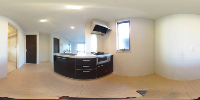 パノラマ画像キッチン