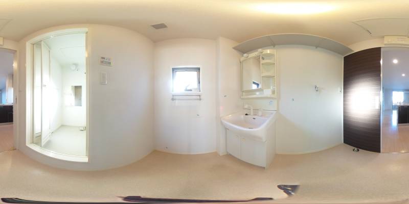 パノラマ画像洗面所