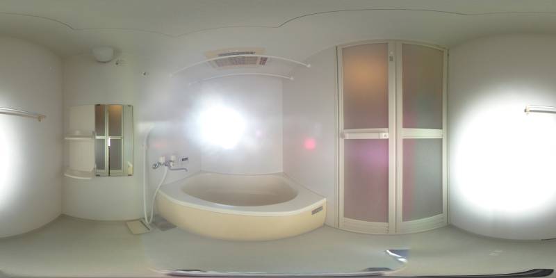 パノラマ画像バスルーム