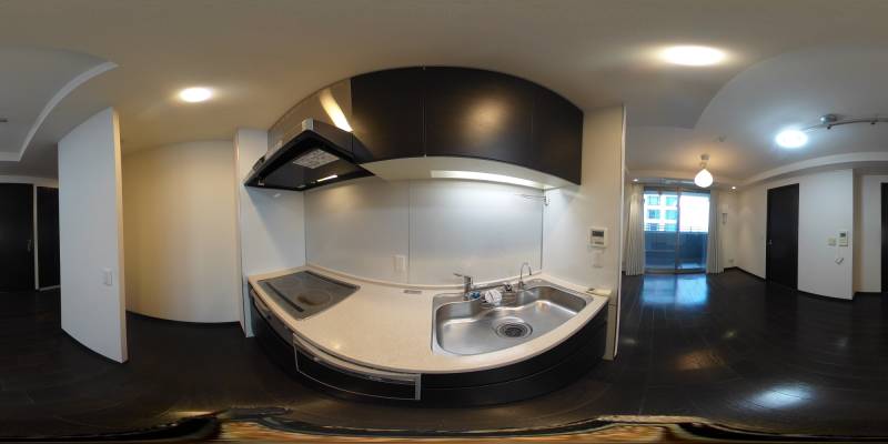 パノラマ画像キッチン