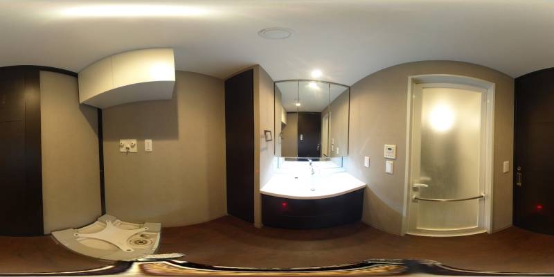 パノラマ画像洗面所