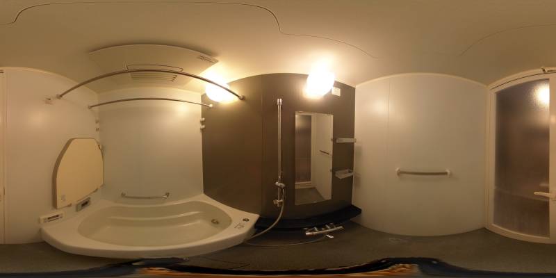 パノラマ画像バスルーム