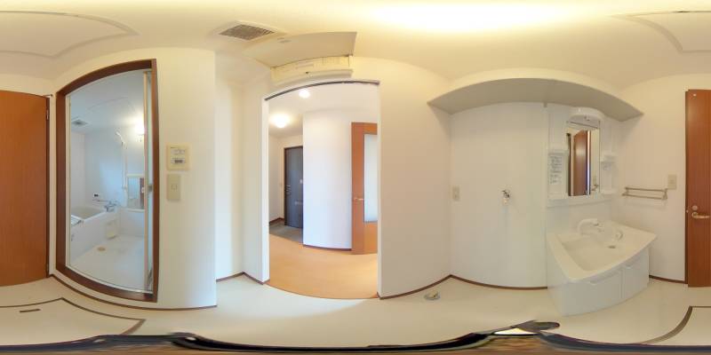 パノラマ画像洗面所