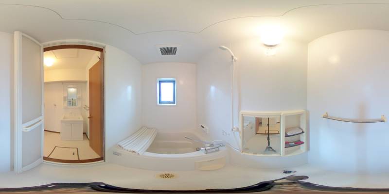 パノラマ画像バスルーム