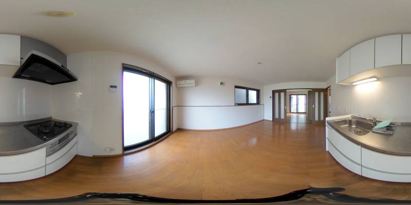 パノラマ画像キッチン