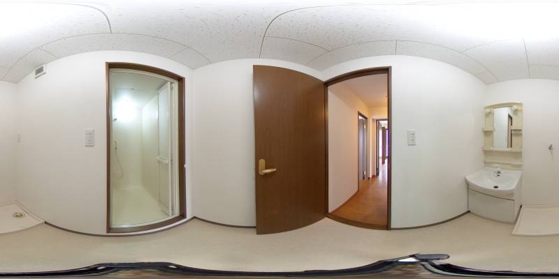 パノラマ画像洗面所