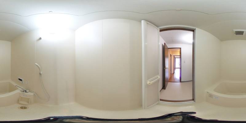 パノラマ画像バスルーム