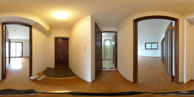 パノラマ画像玄関