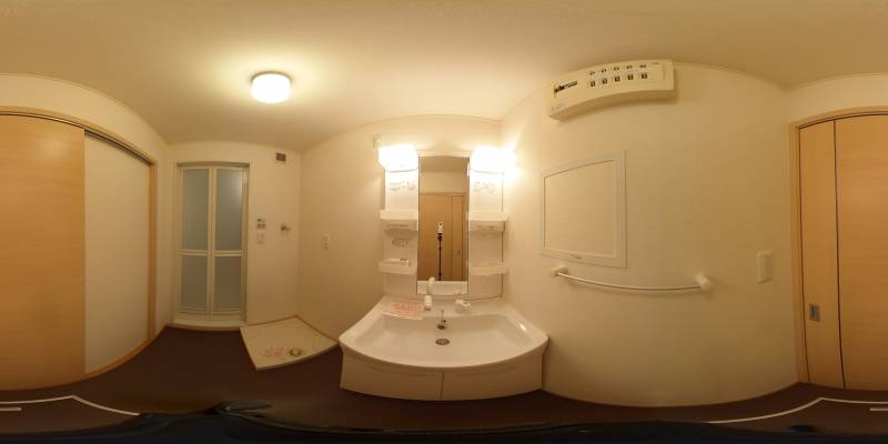 パノラマ画像洗面所
