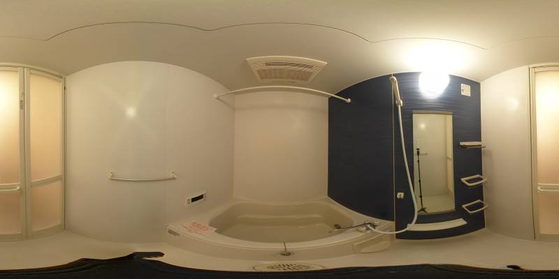 パノラマ画像バスルーム