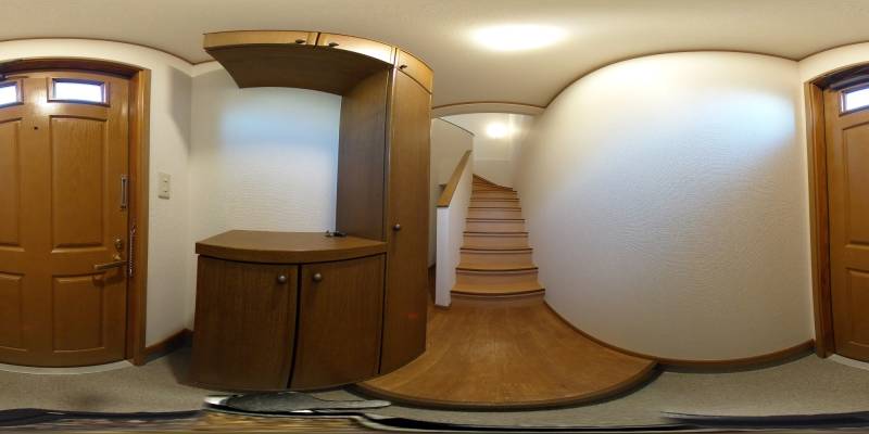 パノラマ画像玄関