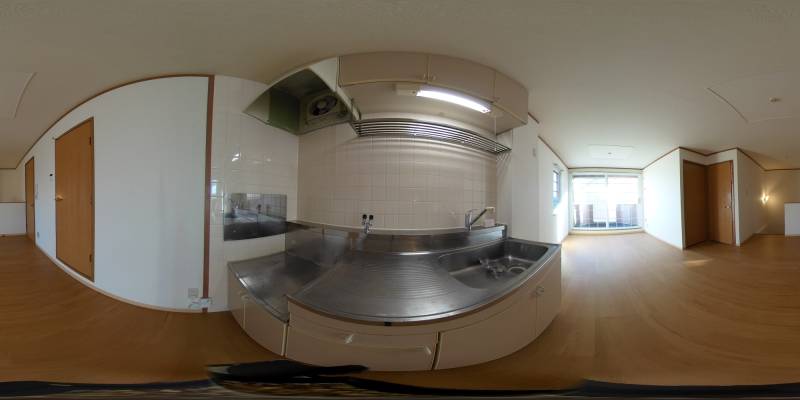 パノラマ画像キッチン