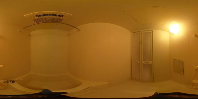 パノラマ画像バスルーム