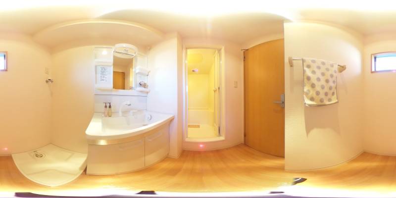 パノラマ画像洗面所