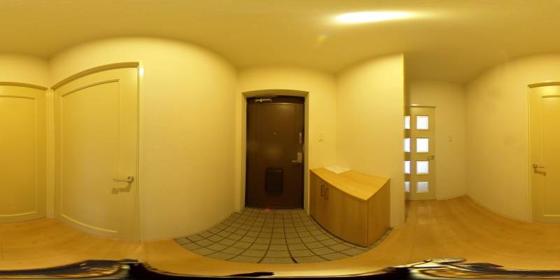 パノラマ画像玄関