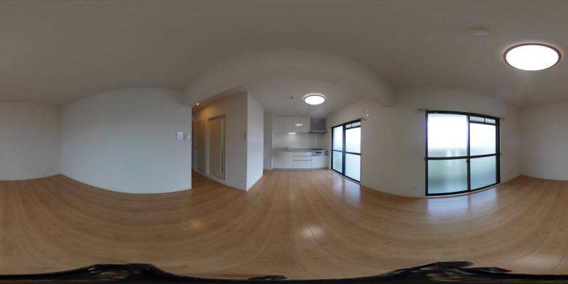 パノラマ画像リビング