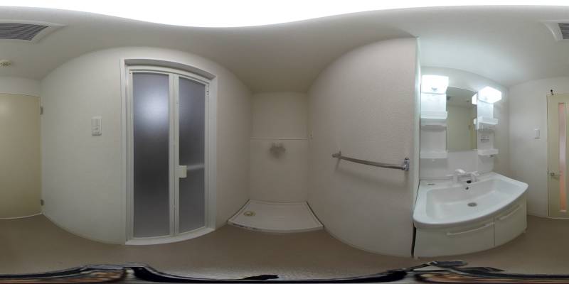 パノラマ画像洗面所