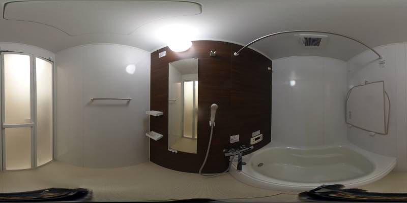 パノラマ画像バスルーム