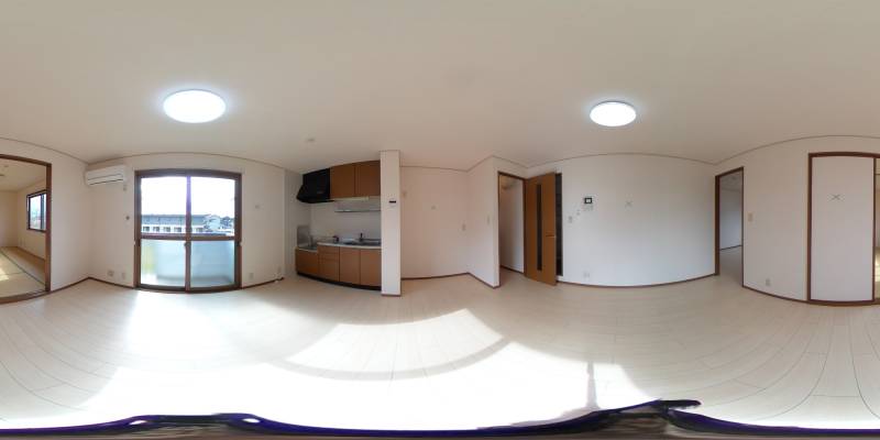 パノラマ画像リビング