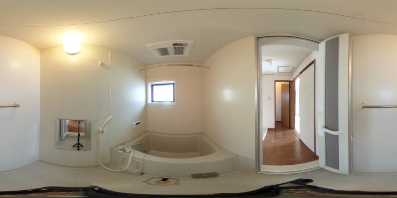 パノラマ画像バスルーム