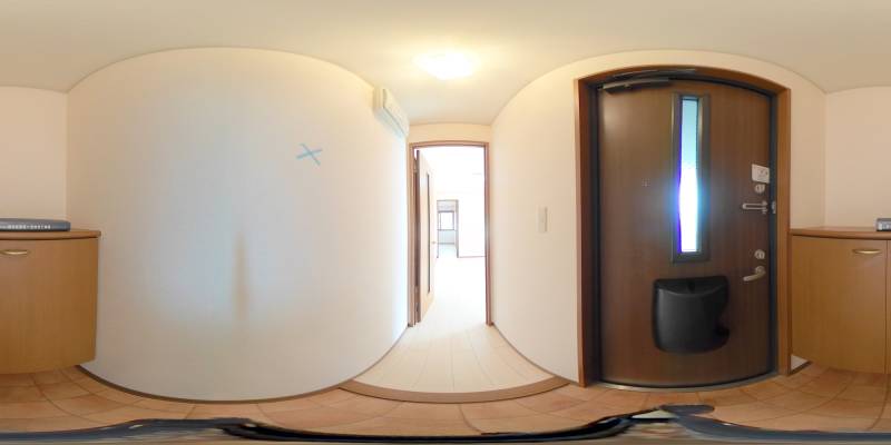 パノラマ画像玄関