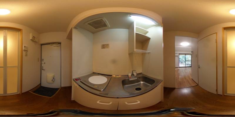 パノラマ画像キッチン