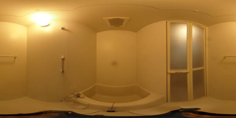 パノラマ画像バスルーム