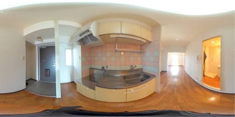 パノラマ画像キッチン