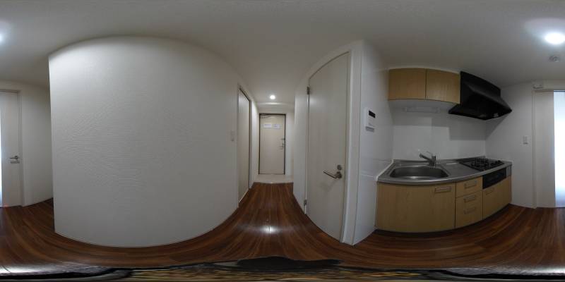 パノラマ画像キッチン