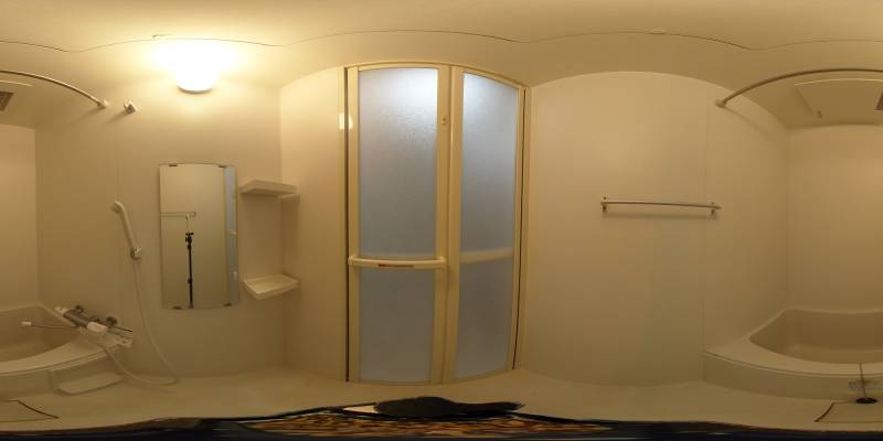 パノラマ画像バスルーム