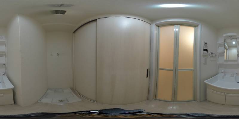 パノラマ画像洗面所