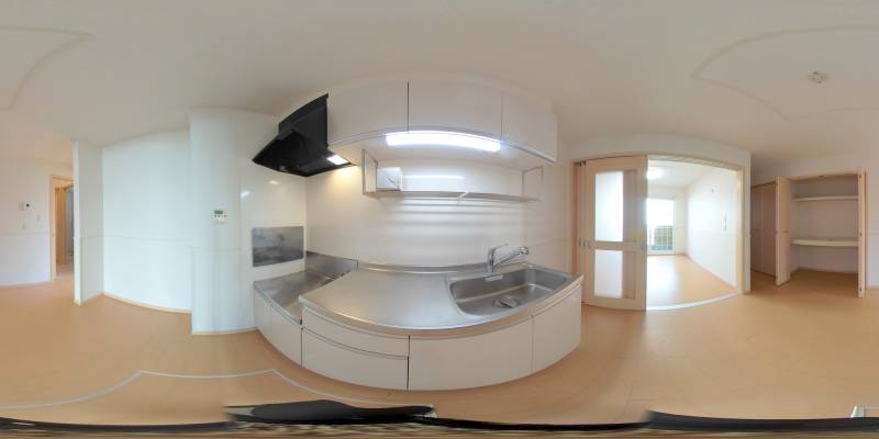 パノラマ画像キッチン