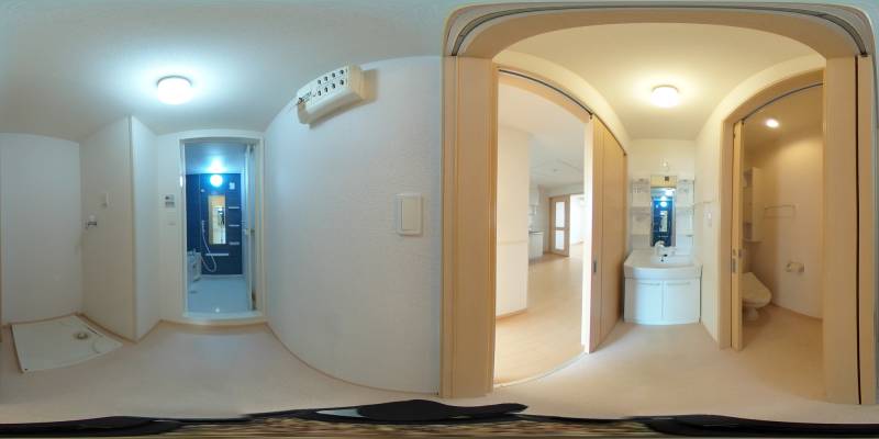 パノラマ画像洗面所