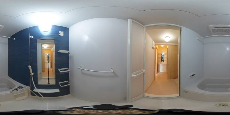 パノラマ画像バスルーム