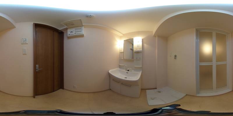 パノラマ画像洗面所