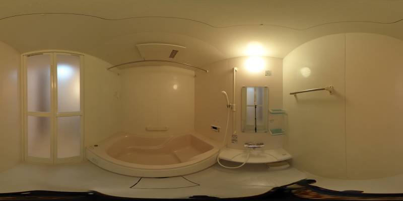 パノラマ画像バスルーム