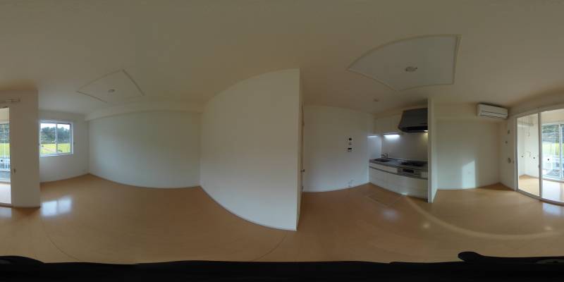 パノラマ画像リビング