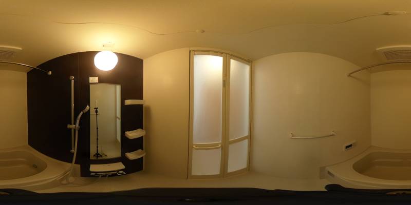 パノラマ画像バスルーム