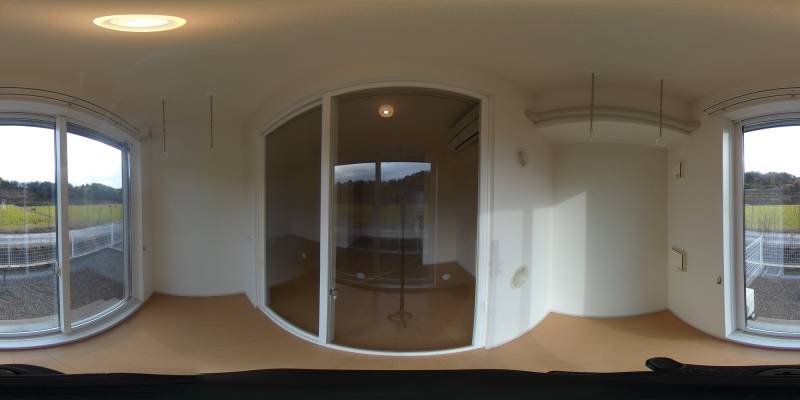 パノラマ画像バルコニー