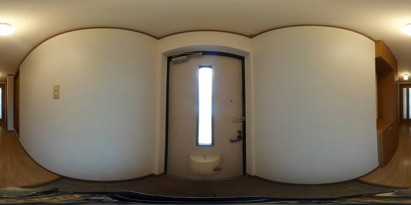 パノラマ画像玄関