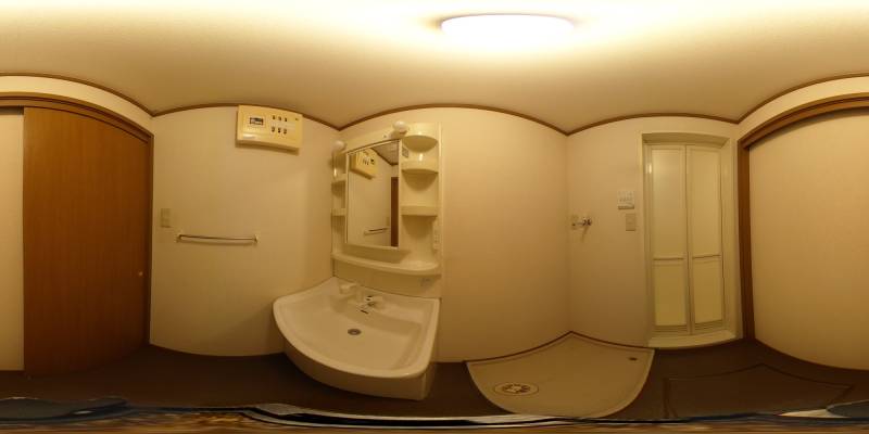 パノラマ画像洗面所