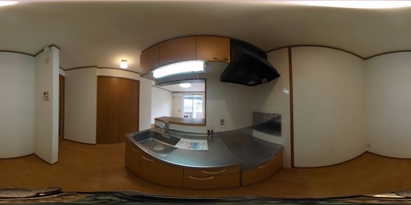 パノラマ画像キッチン