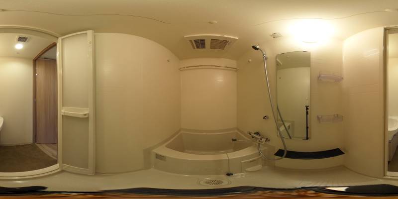 パノラマ画像バスルーム