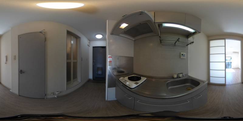 パノラマ画像キッチン