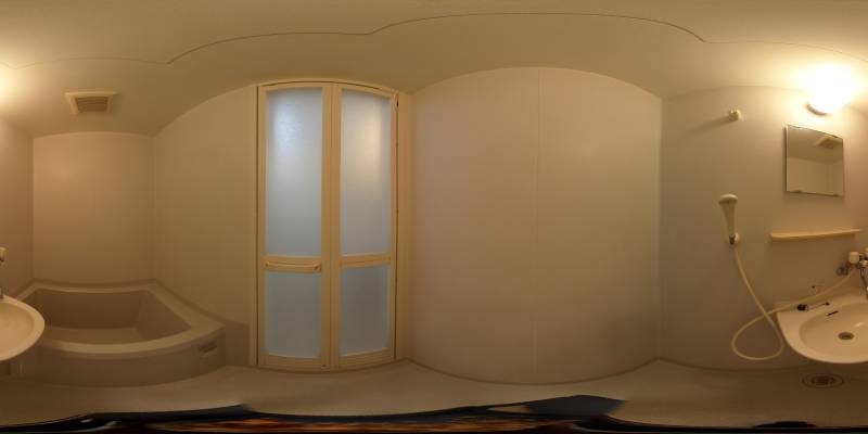 パノラマ画像バスルーム