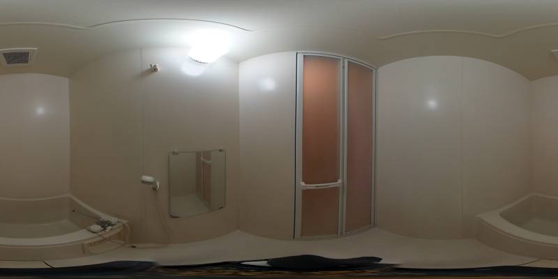 パノラマ画像バスルーム